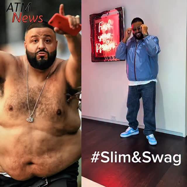 #DJKhaled shows off his #WeightLoss.