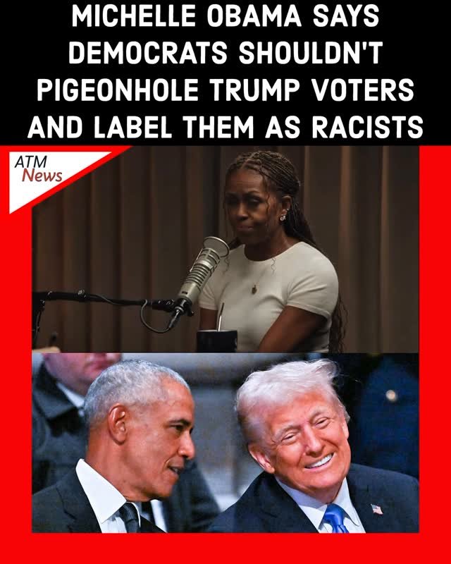 During her recent appearance on Talk Easy with Sam Fragoso, former first lady #MichelleObama stated that while she was disappointed that President Trump was elected as President Obama’s successor, she understood that people just didn't know what else to do to improve their lives. —She noted that some of President Trump's voters voted for former President Obama twice, and said that #democrats shouldn't be labeling them as racists just because they voted for Trump.