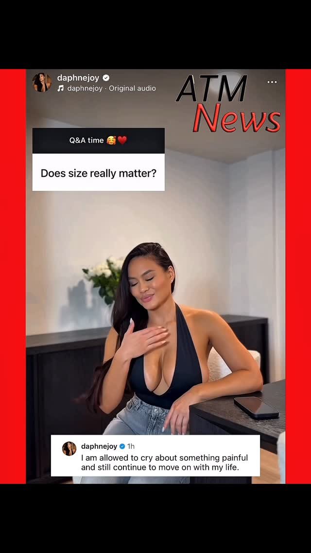 #Daphne says follow the link if you want to know whether size matters.—This comes after she released a statement regarding the leaked Sex Tape with Diddy and Sly Diggler.