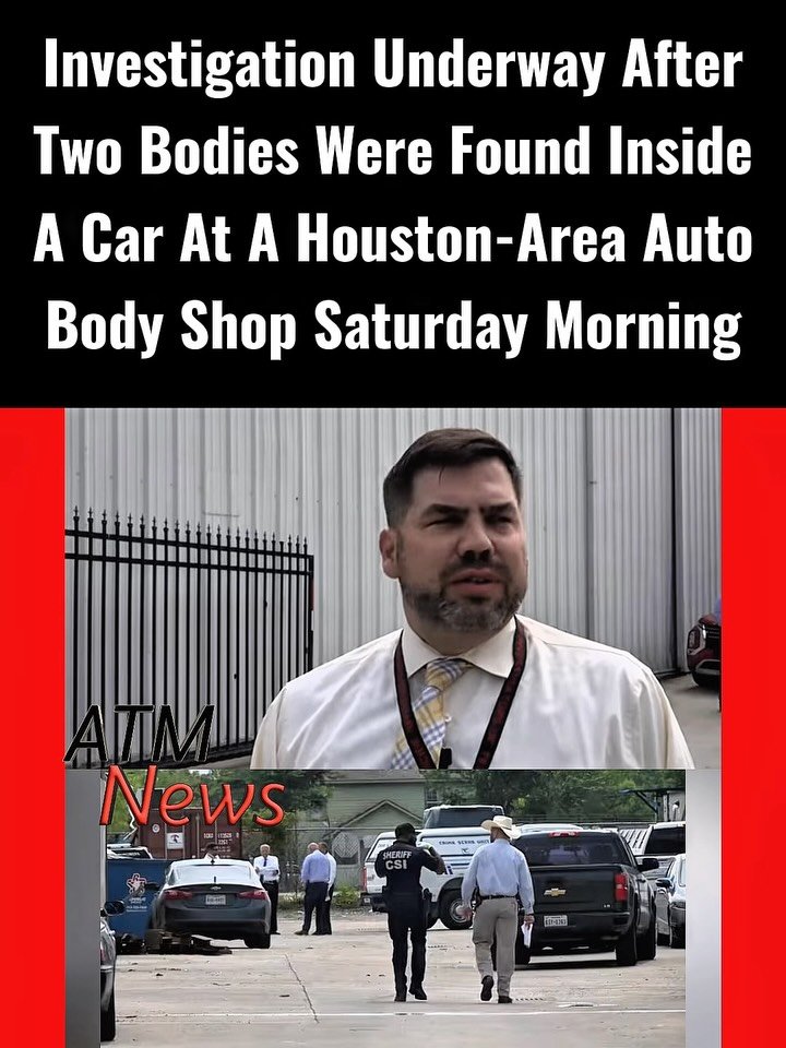 The #HarrisCounty Sheriff’s Office homicide detectives have launched an investigation after two dead bodies were found inside a vehicle that was delivered to an auto body repair shop in #Houston.—The #car arrived at the #shop on Friday, June 19, after being bought at an #auction. The gruesome discovery was made early Saturday morning when the shop’s employees began working on the car 😱.