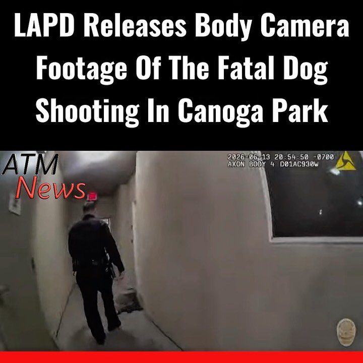 The #LAPD shared this footage amid the public outrage, and the department’s investigation into the fatal dog #shooting in #CanogaPark on June 13, during the Knicks victory celebration.—The 911 call from the dog owner’s neighbor has also been released.
