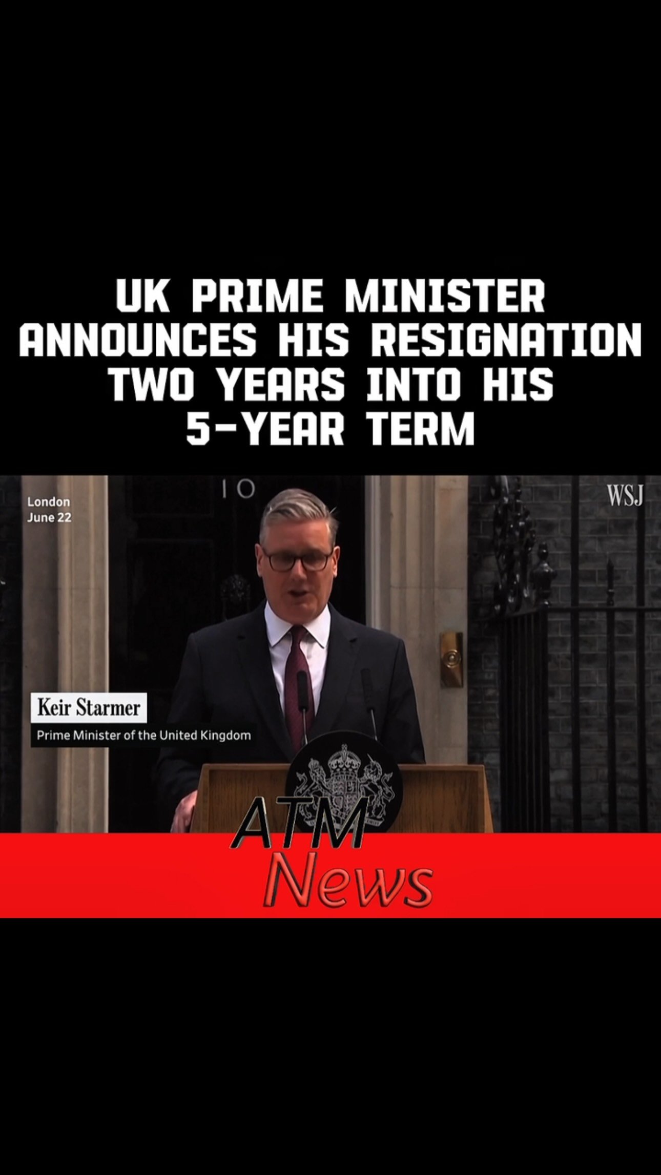 UK’s Prime Minister #KeirStarmer announced his resignation two years into his term but said he will stay until a new #PrimeMinister is picked.