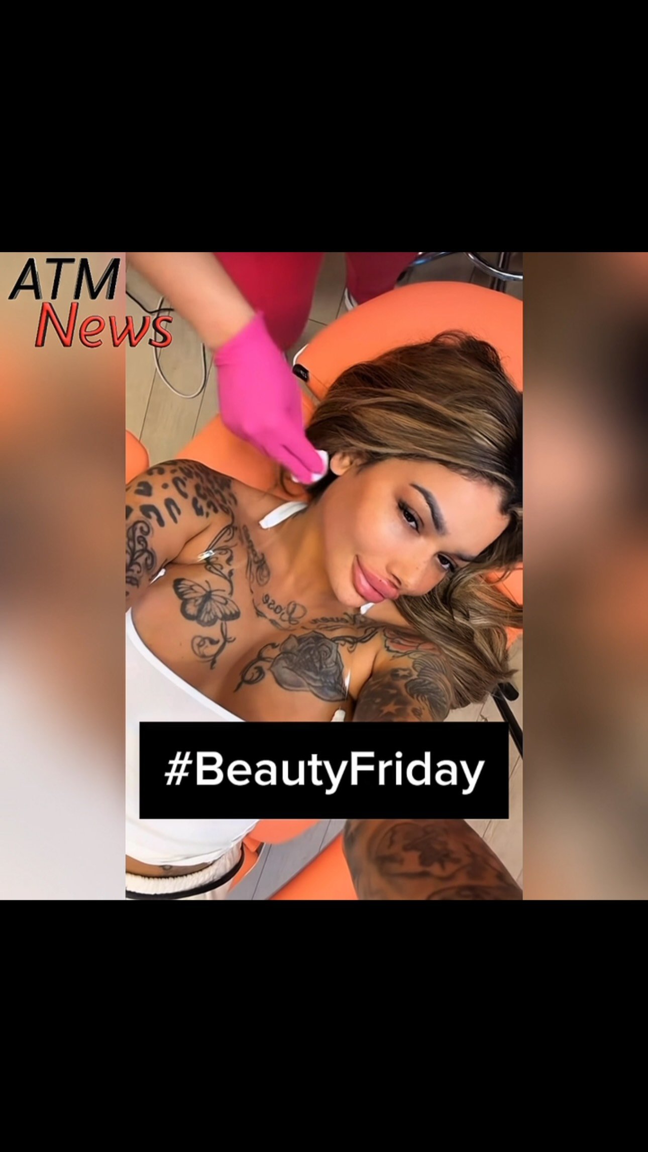 Okay!!!! #CelinaPowell shows off her #FaceCard ✨