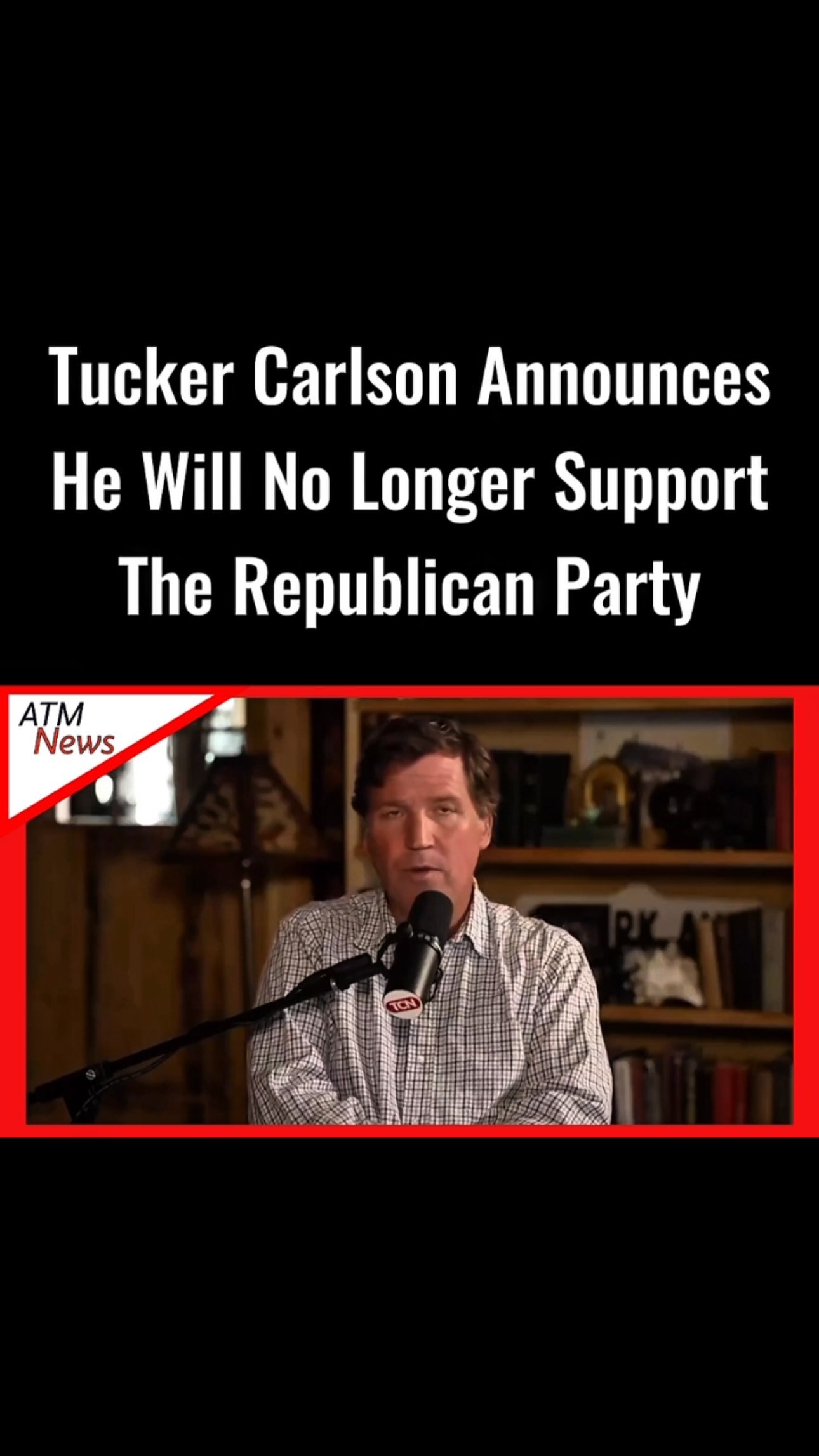 #TuckerCarlson said he is no longer a part of the #Republican Party, which, according to him, puts Israel’s interests above America’s.