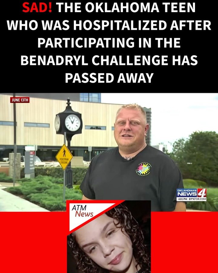 This is so #sad! 15-year-old Leah Presson, who was hospitalized with no brain activity after participating in the #BenadrylChallenge, has sadly passed away. Her #dad recently spoke out to raise awareness and warn others about the danger of such social media challenges.