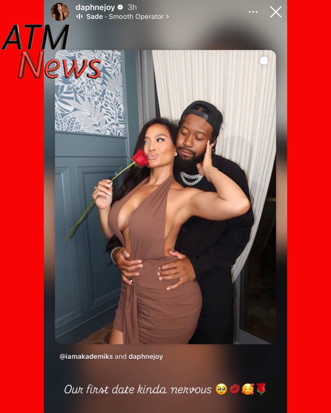 Okay!!! Looks like #DaphneJoy and DJ Akademiks enjoyed their first #DateNight 😎