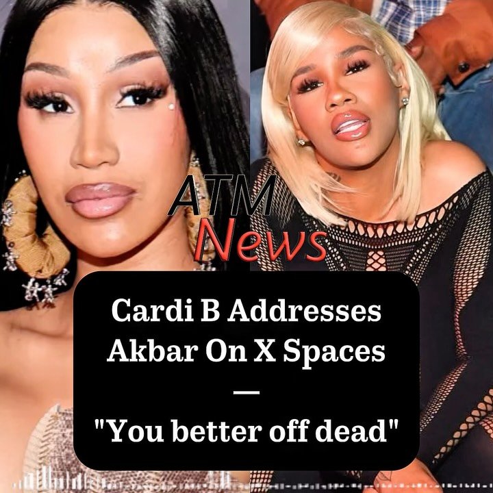 #CardiB and #Akbar had words for each other on their respective spaces last night.