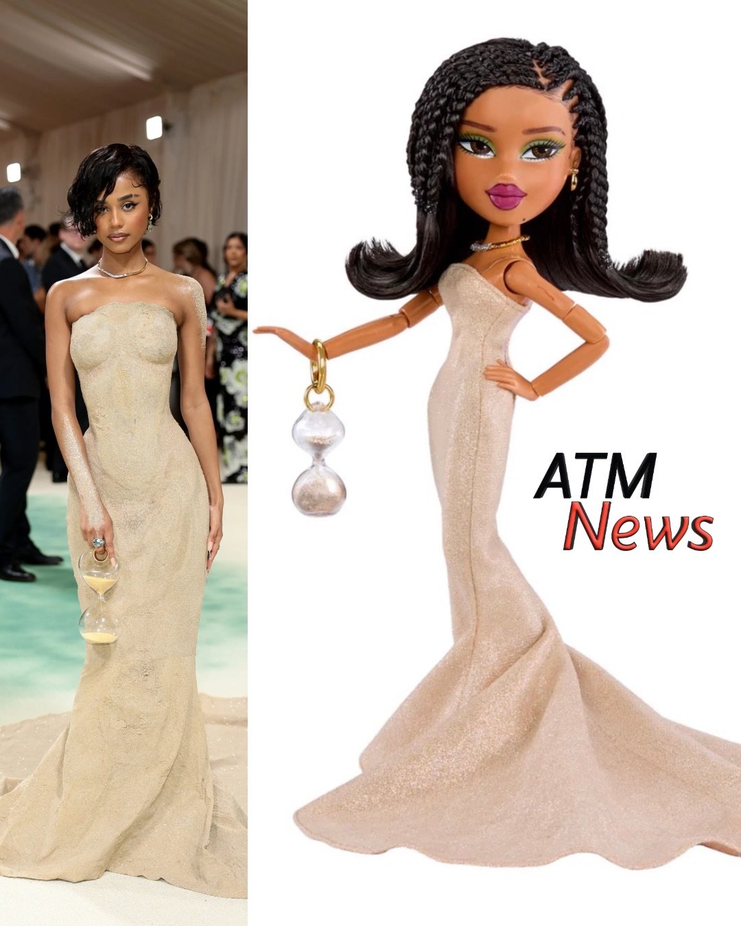 Are y'all here for it? Singer #Tyla to launch her own #Bratz doll on July 27. It will be priced at $75.