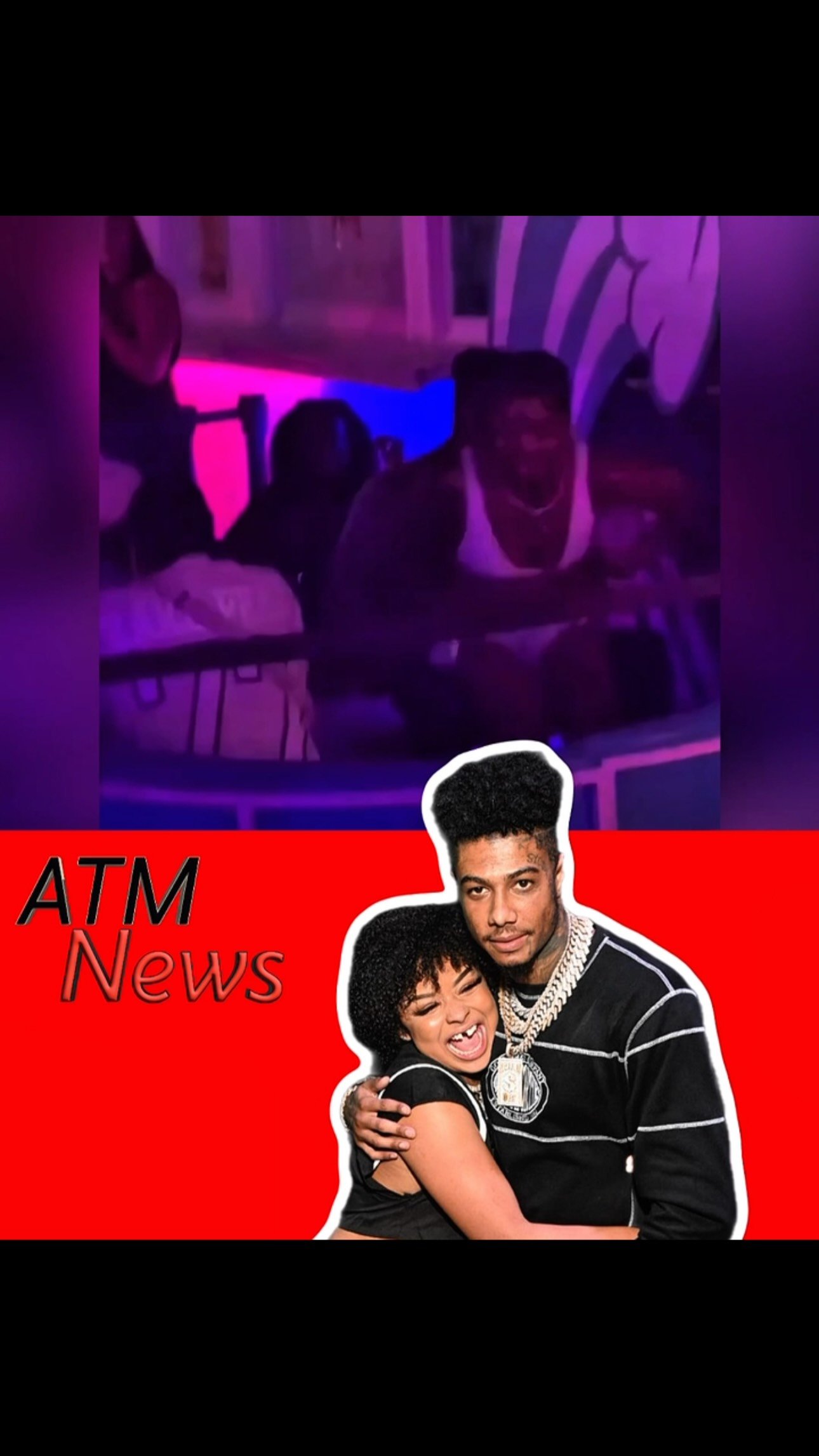 A video circulating online appears to show #Blueface and #ChriseanRock spending time together in #Miami.