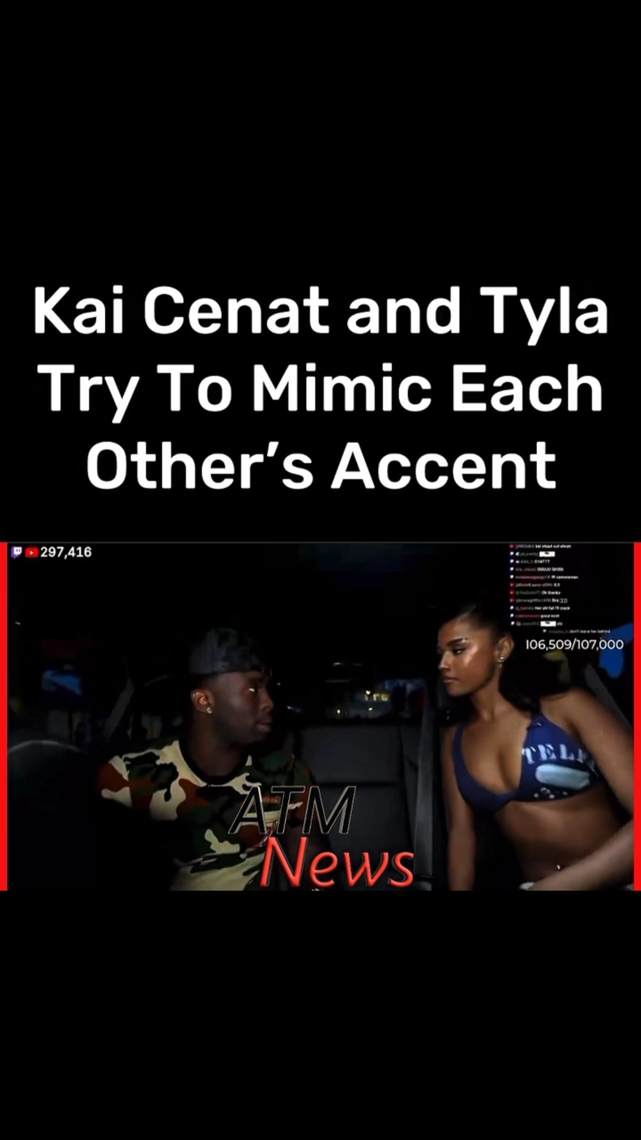 #Tyla and #KaiCenat tried mimicking each other’s accents. Who nailed it?