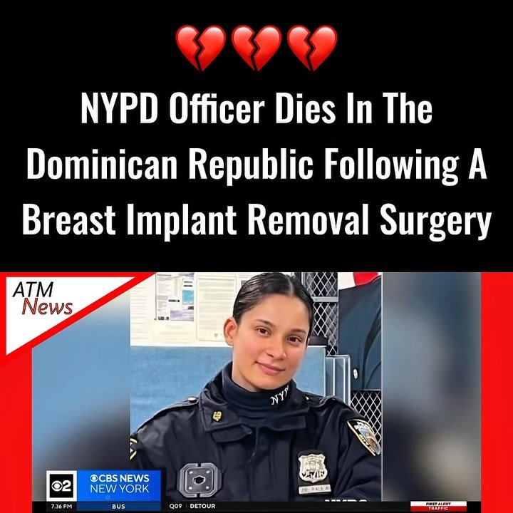 So sad!! #NYPD Officer #RebeccaDePaula, 31, a mother of three, traveled to the #DominicanRepublic to remove her breast implants. Unfortunately, following the procedure, she contracted a severe bacterial #infection and died on August 2, 2026. According to her friend, she chose the Dominican Republic because the procedure is cheaper there than in the United States. Her family now wants the #clinic investigated for possible medical malpractice.