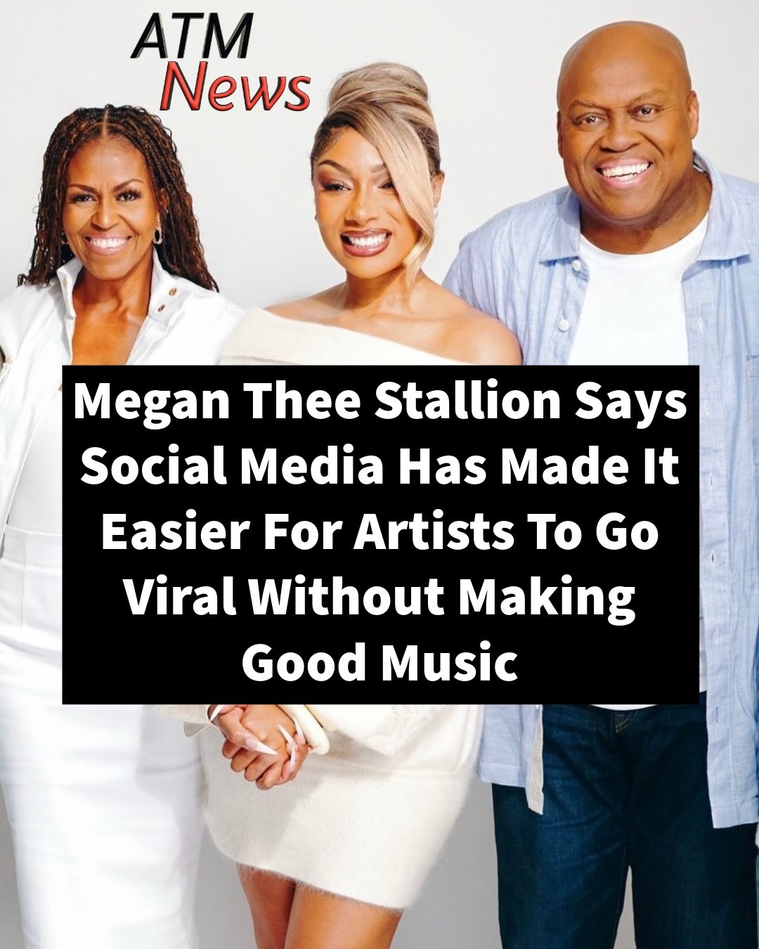 On the latest episode of IMO with Michelle Obama and Craig Robinson, #MeganTheeStallion agreed with Craig Robinson's observation that many people want to become famous without putting in the work. She went even further, adding that social media platforms such as Instagram have made it easier for artists to go #viral on the internet without having good songs.