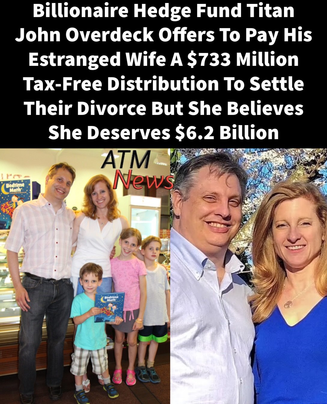 John Overdeck, Billionaire hedge fund manager and co-founder of the multi-billion-dollar quantitative investment and trading firm Two Sigma, and his estranged wife, Laura Overdeck, are currently battling in court to reach a divorce settlement more than 20 years after tying the knot in 2002 without a prenup. —According to his attorneys, John offered Laura a tax-free $733 million, but she rejected the offer. Instead, her lawyers argued that that amount is insignificant compared to the $10 billion they said John made in the past 9 years alone. —Laura’s attorneys claimed that throughout the marriage, John plotted “methodically and strategically” to hide most of his wealth from Laura in case of a potential divorce. They believe Laura deserves 35% of the value of John’s stake in Two Sigma, which they say would amount to $6.2 billion, arguing that the company was only a concept before they got married and didn't begin trading major assets until after their marriage. John’s lawyers countered those arguments, saying that John made billions before marrying Laura, with whom he welcomed three children. John’s camp claims the company was officially created and began managing hundreds of millions of dollars before the marriage, and therefore, they believe Laura has no stake in it. —In addition, Laura wants hundreds of millions of dollars in Treasury bonds held in a revocable trust. She also wants 50% control of the family foundation they started together, which reported $920 million in assets as of 2024. If not, she wants an order requiring John to invest the equivalent value in a foundation of her choice. —#JohnOverdeck #Divorce #Prenup #Billions #Assets