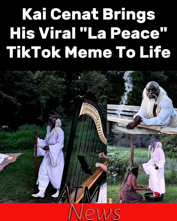 😆 #KaiCenat in #Guru mode, giving advice and all, as he recreated his viral "La Peace" TikTok meme.