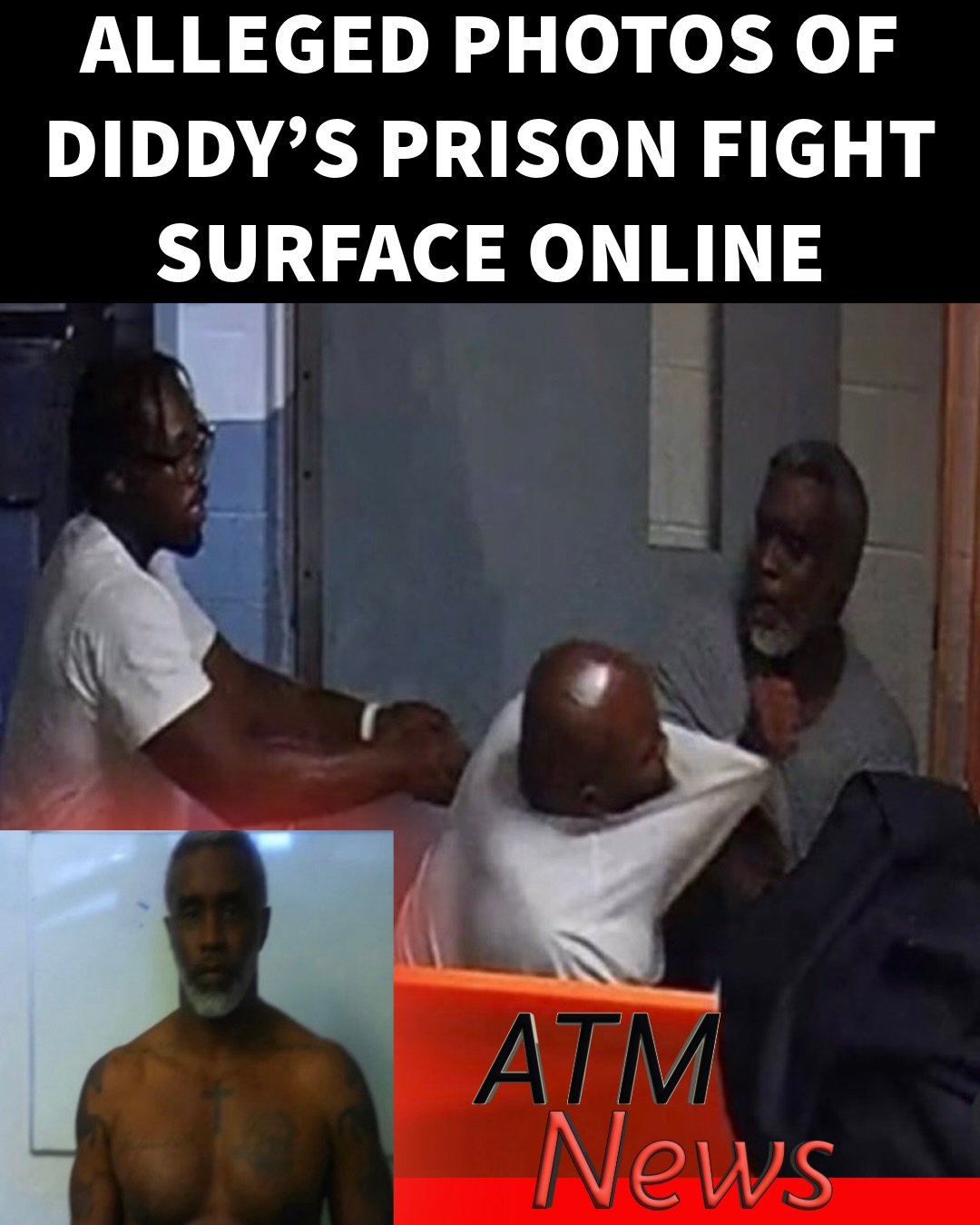 Oops! Photos allegedly showing Diddy’s prison fight at Fort Dix are making the rounds online.