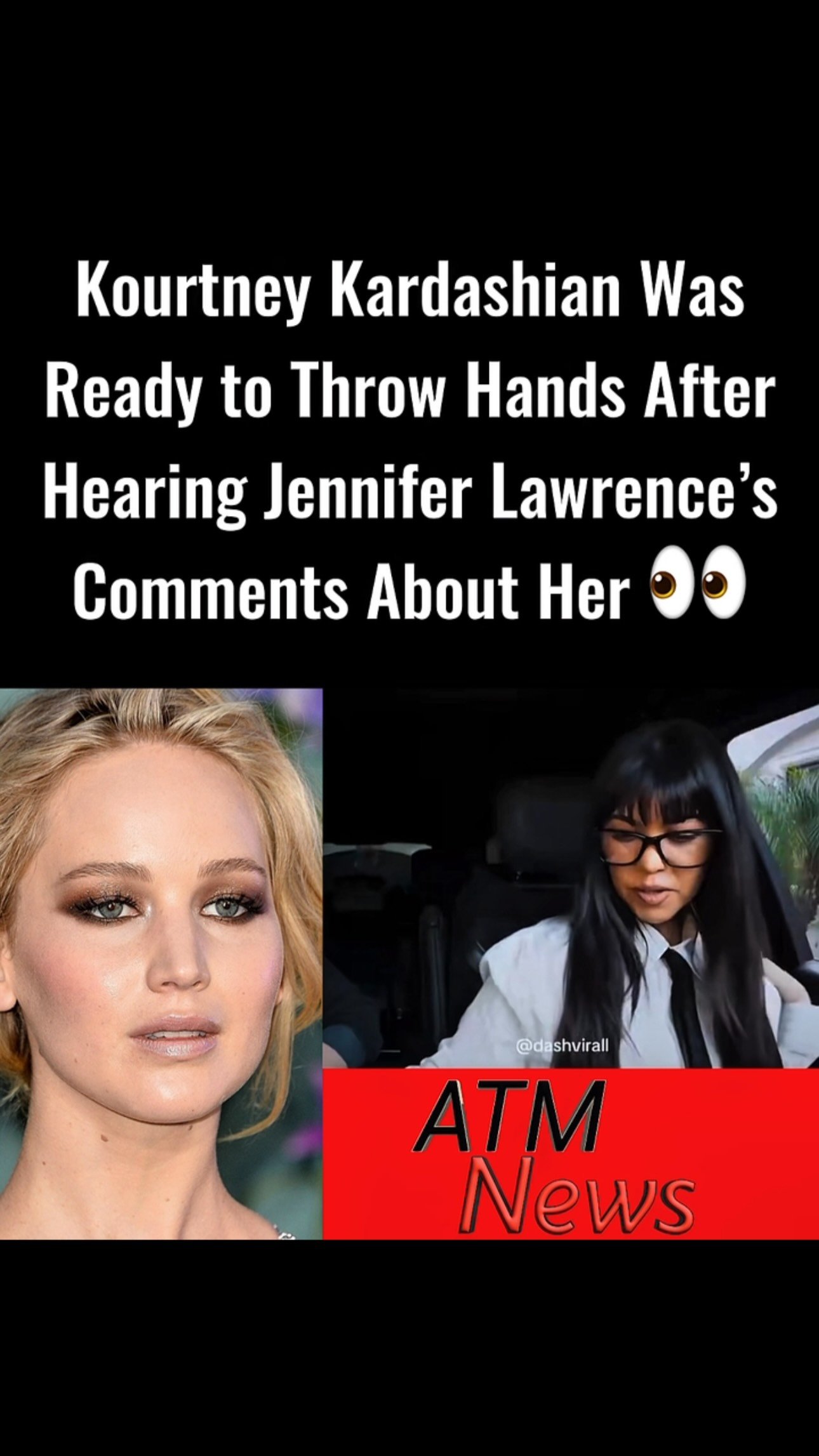 On the new season of The Kardashians, Kourtney didn’t hold back after finding out that Jennifer Lawrence had called her "annoying" during a Vanity Fair lie detector test.Jennifer, who is a longtime fan of the Kardashian family, apparently got a little too comfortable sharing her opinions about Kourtney.“Fk that b*tch Jennifer Lawrence,” Kourtney said. “Okay, she thinks she’s one of my sisters. I’ll fking slap the sh*t out of her.”But the drama didn’t last long! Kourtney later admitted that Jennifer’s comments weren’t as bad as she initially thought and revealed that the actress had even emailed her to apologize.Was Kourtney doing too much, or was Jennifer getting a little too comfortable? 👀😅