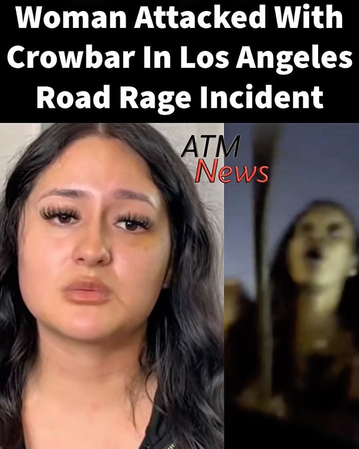 News Report: A road-rage confrontation in South Los Angeles left Samantha Baez-Vargas injured after another woman allegedly struck her with a crowbar and bit her repeatedly.The incident happened around 4 a.m. on October 17 on 111th Street near Raymond Avenue. Baez-Vargas told FOX 11 the confrontation began when another driver traveling the wrong way on a narrow, one-way street demanded that she reverse.Video shows a woman smashing Baez-Vargas’ headlights, windshield, and driver’s-side window with a crowbar. Baez-Vargas said the woman then attacked her when she exited her vehicle, striking her head and taking her phone. She later received hospital treatment. “I felt like I could have lost my life,” she told FOX11.As of FOX 11’s October 22 report, the Los Angeles County Sheriff’s Department said detectives had identified the suspect and were working to locate and arrest her.—🎥 FOX11