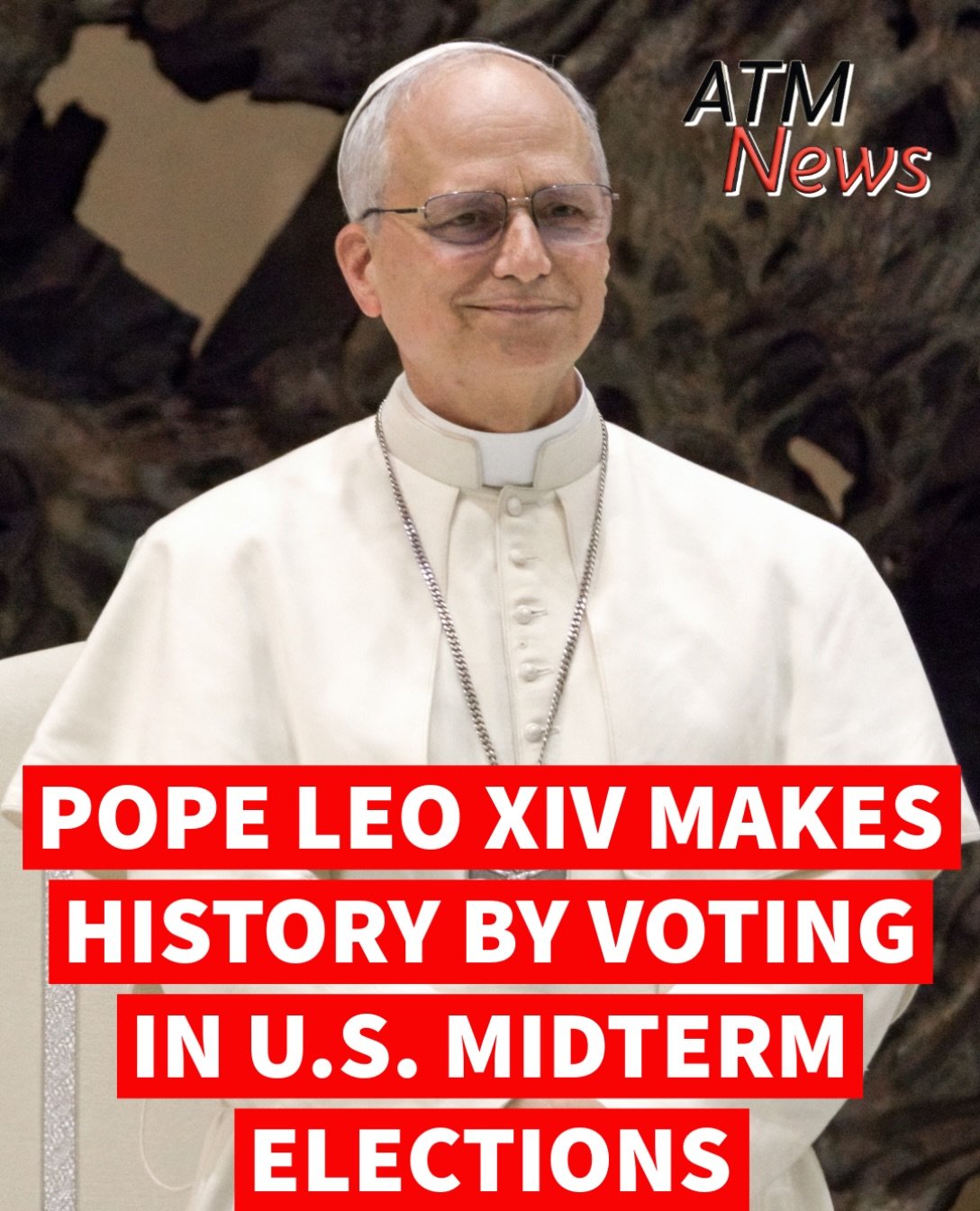 Pope Leo XIV has become the first sitting pope to vote in a U.S. general election after casting a mail-in ballot in Illinois for the 2026 midterms.The Vatican confirmed his participation on Friday, citing his belief that citizens have a right and a duty to participate in democracy. His voting choices were not disclosed.