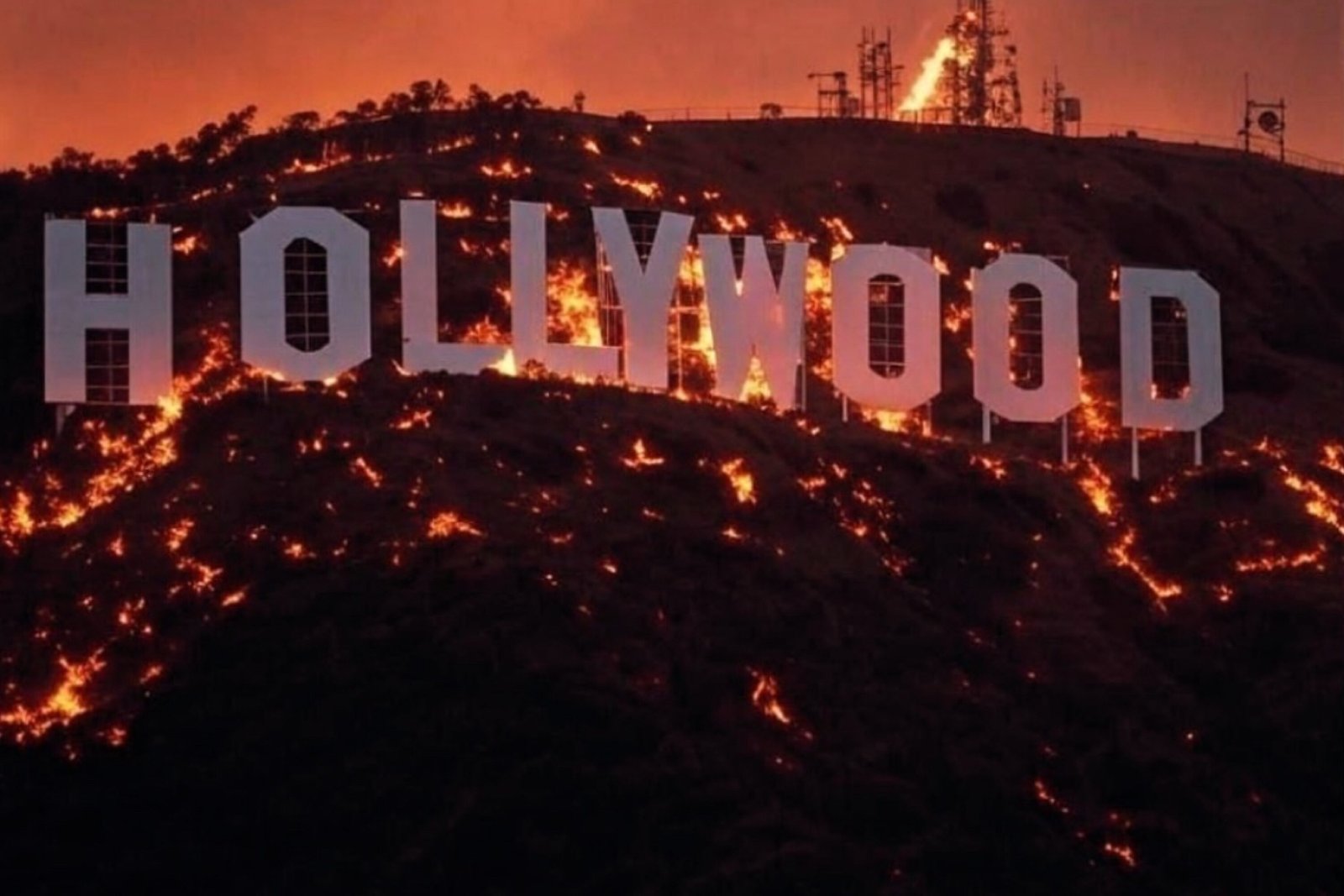 Wind-Driven Wildfires Sweep Trough Los Angeles