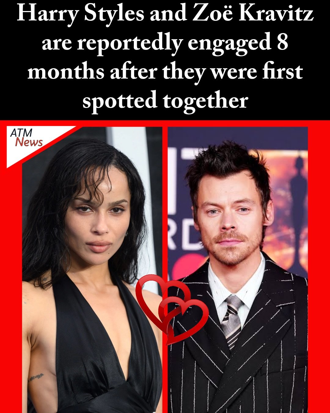 #WeddingLoading? According to reports by @pagesix, singer #HarryStyles and actress #ZoëKravitz are engaged 🎉🎈. —The couple was first spotted together in August 2025. Fast forward to now, a source told Page Six that Harry is so in love that "he would jump off a cliff for her." —We wish them all the best 🙃