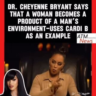 #DrCheyenneBryant used #CardiB as an example as she explained why a woman becomes the product of a man’s environment.
—
According to Bryant, because #Offset was a "womanizer" from the jump and had kids before Cardi, his lack of seriousness in their marriage led to its failure and to Cardi having a baby with #StefonDiggs. Bryant’s point is that Cardi became a product of Offset’s environment, as she now has two #baby daddies.
—
🎥 @clubshayshay