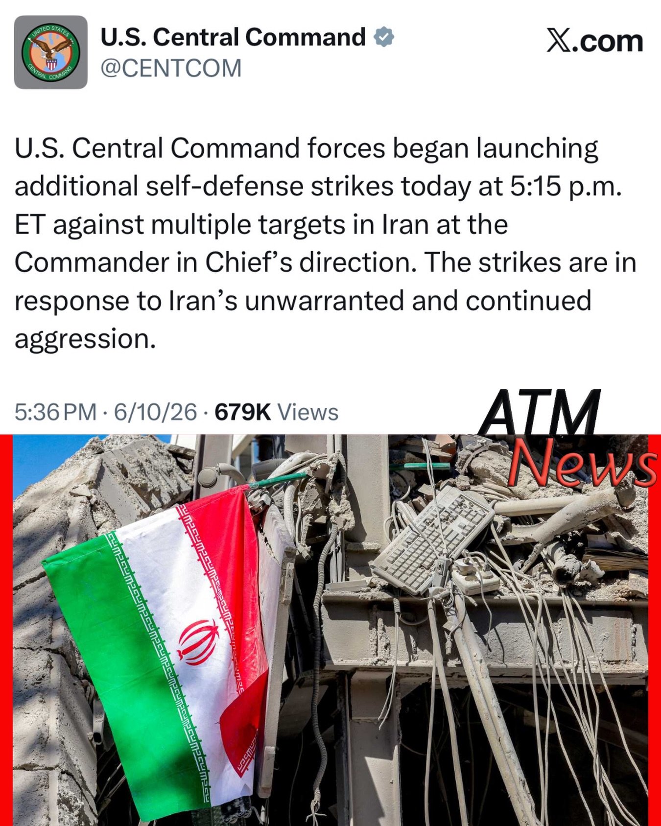 #Trump ordered new strikes on #Iran. Strikes will reportedly continue until a #deal is reached.