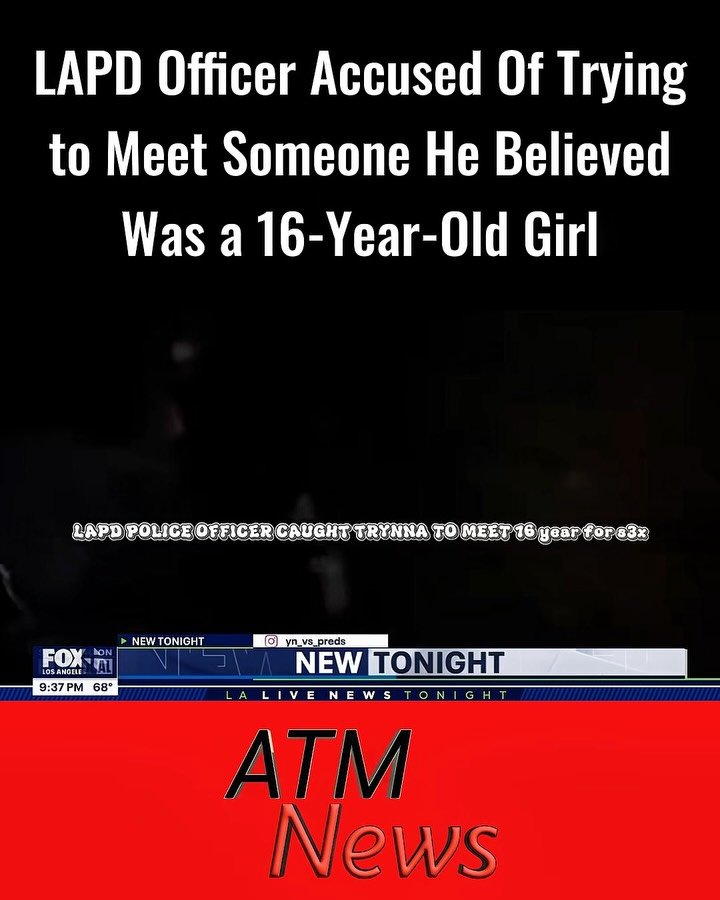 News Report: LAPD officer Leonardo Arturo Ruiz was arrested in Monrovia on October 22 after allegedly arranging to meet someone he believed was a 16-year-old girl.A member of the civilian group YN_Vs_Preds said he posed as the teenager online before confronting Ruiz at the meeting location. The group alleges members detained him until police arrived.Ruiz was released without charges pending further investigation. LAPD said it is cooperating with investigators.