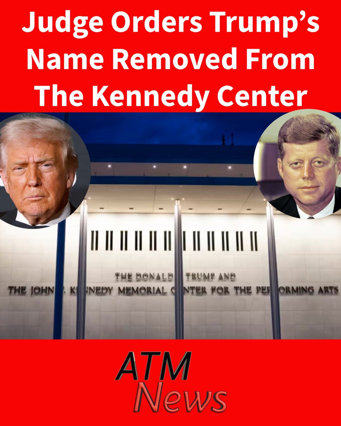 US District Judge Casey Cooper ruled on Friday that the #KennedyCenter board of trustees violated the #law when they added Trump’s name to the building and website without congressional approval. Judge Cooper said in part, “Congress gave the Kennedy Center its name, and only Congress can change it,” and ordered President Trump’s name removed within two weeks.