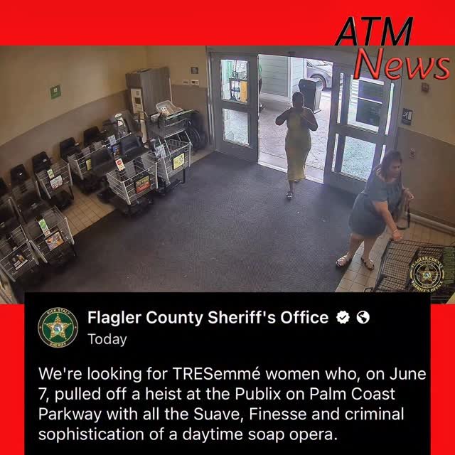 Oops! The #FlaglerCounty Sheriff’s Office says it is looking for 2 women who allegedly stole personal care products from a #Publix in Palm Coast, Florida, on June 7 👀.