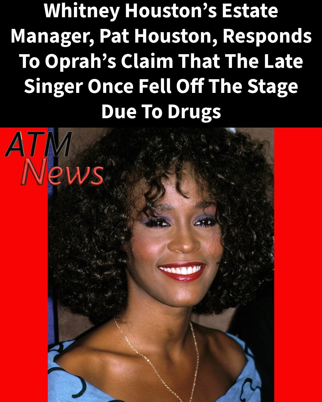 Pat Houston, #WhitneyHouston’s sister-in-law, who became her manager before her #death and now manages her #estate, took to Instagram to respond to Oprah’s claim that she was once so high she fell off stage before her scheduled performance on the Oprah Winfrey Show in 2009.—According to Pat, Whitney was not high that day. Instead, she says, Whitney showed up for a sound check and fell because the area was dark and she was unfamiliar with the stage. She adds that while Whitney had her struggles, like any other human, she was professional and worked hard, and that it would be unfair to attach her struggle with addiction to every single thing.