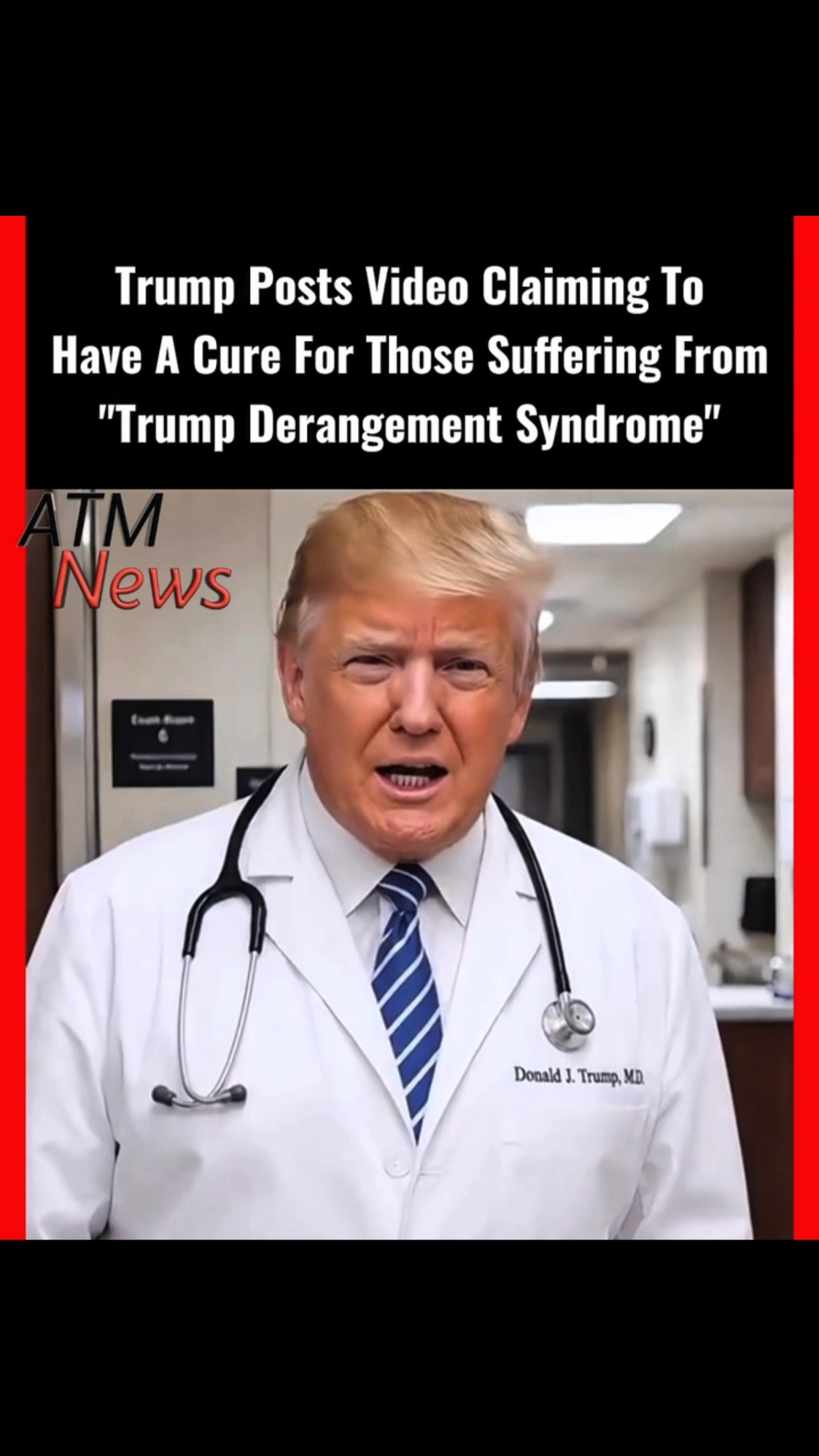 #Trump shared an AI video featuring public figures who don't like him and claimed he has a cure for their "Trump Derangement Syndrome."