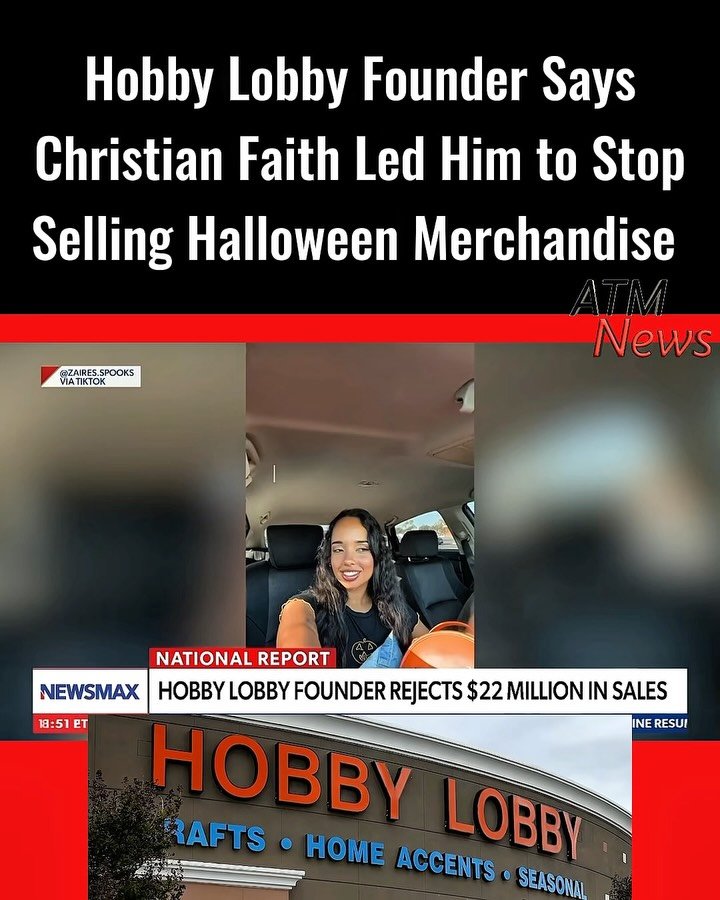Have you ever wondered why Hobby Lobby stopped selling Halloween merchandise? Founder David Green said the decision came down to his Christian faith.Green said the retailer had sold more than $22 million worth of Halloween products before he felt spiritually compelled to stop carrying them.For Mr. Green, it's faith first, everything else after.—🎥 Newsmax; @theschoolofhardknockz