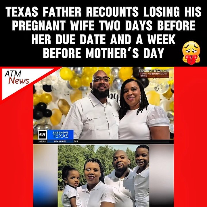 "We went from celebrating a #babyshower to planning a #funeral." 🥹—Avi Carey, a Texas dad of two, sat down with @cbsnewstexas as he grieves the loss of his beloved pregnant wife, Tiffany Carey, who passed away last Saturday, two days before she was set to give #birth to their third child, baby Kylo.—It all started with Tiffany complaining about a #headache. She felt tired and dozed off a couple of times before lying on a couch to take a nap. Avi said she never woke up.—May God give their family all the strength they need in these difficult times.