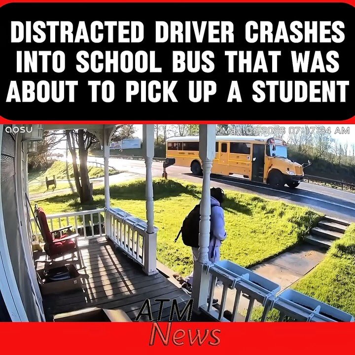 The #driver of a #DodgeRam crashed into a #school bus in #MadisonCounty, NY, right when it was about to pick up a student. —The incident occurred in the morning of May 7, 2026, and EMS had to pull the 35-year-old driver from the truck, which was stuck under the bus. He was taken to the hospital with minor injuries, then received multiple tickets after an investigation found he was distracted behind the wheel and followed the bus too closely despite the warning lights.—Students who were already on the bus were also taken to the hospital for a check-up. Thankfully, everyone survived.