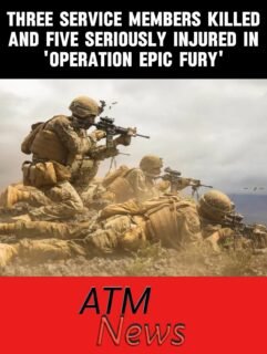 As of 9:30 ET, three U.S. #ServiceMembers were killed, and five others sustained serious injuries in "Operation Epic Fury," Central Command announced.
—
Our prayers go to their loved ones 🙏