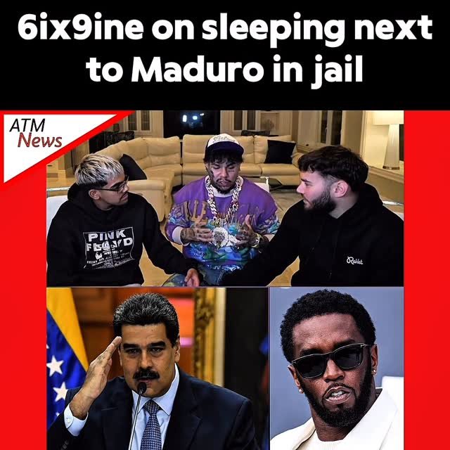 #6ix9ine said he slept next to #NicolasMaduro at the #MDC, and he claimed that the former head of #Venezuela told him about his arrest by the U.S.army.
