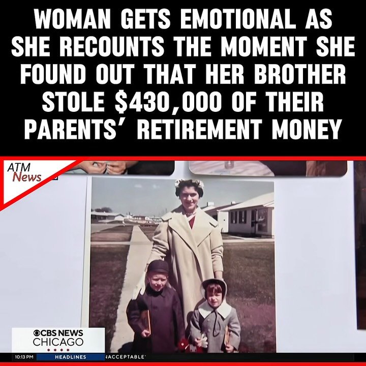 An #Illinois woman named #CathySolway is sharing the story of how her elder #brother, who was their parents’ power of attorney, stole $430,000 of their parents’ money. She wants to raise awareness and prevent other families from going through the same thing.—In 2022, when their #parents, William and Caroline Carlson, were moved to an assisted living facility due to their Alzheimer’s disease, her brother, Robert Carlson, took over their finances, promising to make sure their bills were paid on time and that all their needs were met.—By 2023, Robert told her that he needed to sell their house because they had no money left. That didn't sit right with Cathy Solway, who knew their dad had saved enough to cover both their dad's and their mom's retirements. When she started looking, she found out that her brother was transferring money and forging their dad’s signature to sign checks to his own landscaping company and to his own bank accounts.—According to her, one of her dad’s 401(k) accounts had only $600 left, and the other had $0. The money left in their savings was just $9,200. It was determined that $430,000 was missing. By 2024, at her request, a judge removed her brother as a trustee and as her power of attorney and ordered him to repay the $430,000 that was missing.—Their parents sadly passed in 2025, and Cathy Solway said she has cut ties with her brother. She feels that her brother betrayed her and their parents, after all the sacrifices their parents made to give them a good life.Cathy is advising families to set up at least 2 powers of attorney rather than one to keep things in check and avoid similar issues.—🎥 @cbschicago