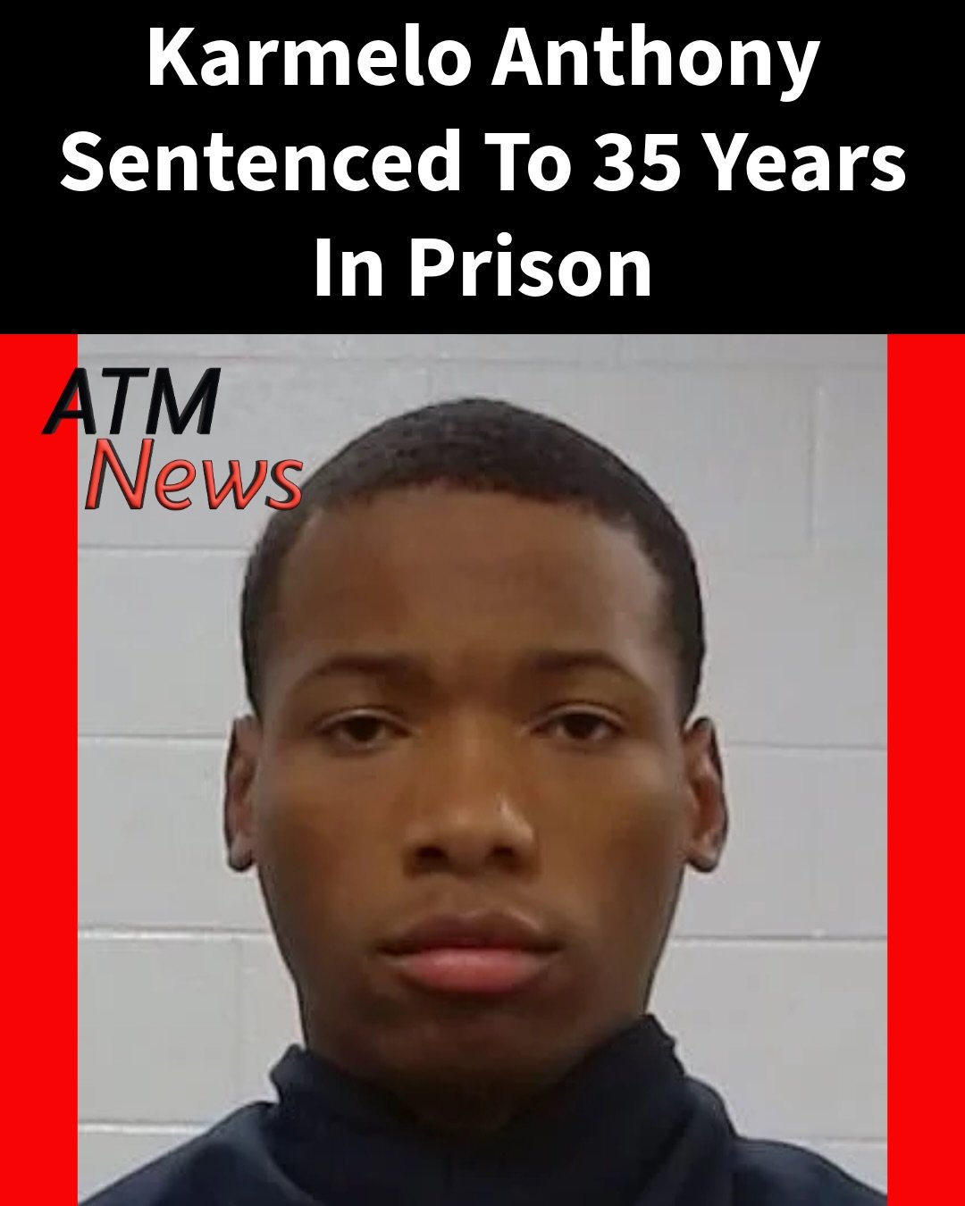 #KarmeloAnthony has been sentenced to 35 years in prison for the fatal stabbing of Austin Metcalf. He will be required to serve half of his sentence, 17.5 years, before becoming eligible for parole—Austin’s #twin brother, #HunterMetcalf, was one of the family members who spoke before Karmelo was taken into custody. He expressed his sadness and anger, as well as the work he has been doing to move forward with forgiveness.