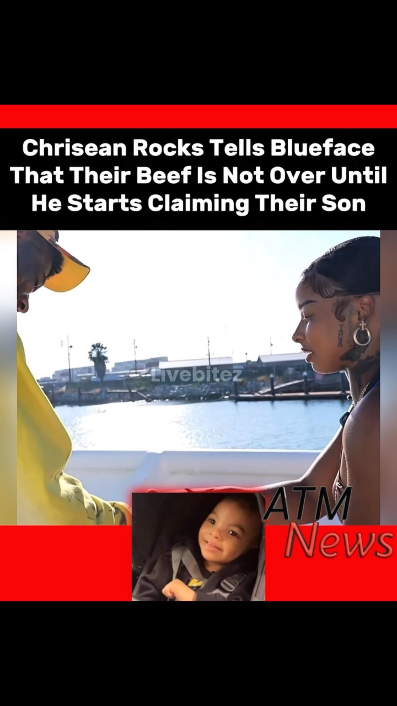 #ChriseanRock told #Blueface that #prayer alone cannot end their beef. She added that the only thing that could is when he starts claiming their son.