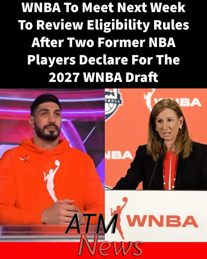 #WNBA Commissioner Cathy Engelbert sent a memo announcing that the league will meet next week to discuss who qualifies as a woman player in the WNBA. This comes as two former #NBA players, Enes Kanter Freedom and Royce White, tried to test the WNBA guidelines by declaring themselves for the 2027 WNBA draft on Friday.—The current conversation regarding who should be allowed to play in the WNBA started when #SophieCunningham stated during an ESPN interview that she believes biological males should not compete in women’s #sports.—Where do y'all stand?