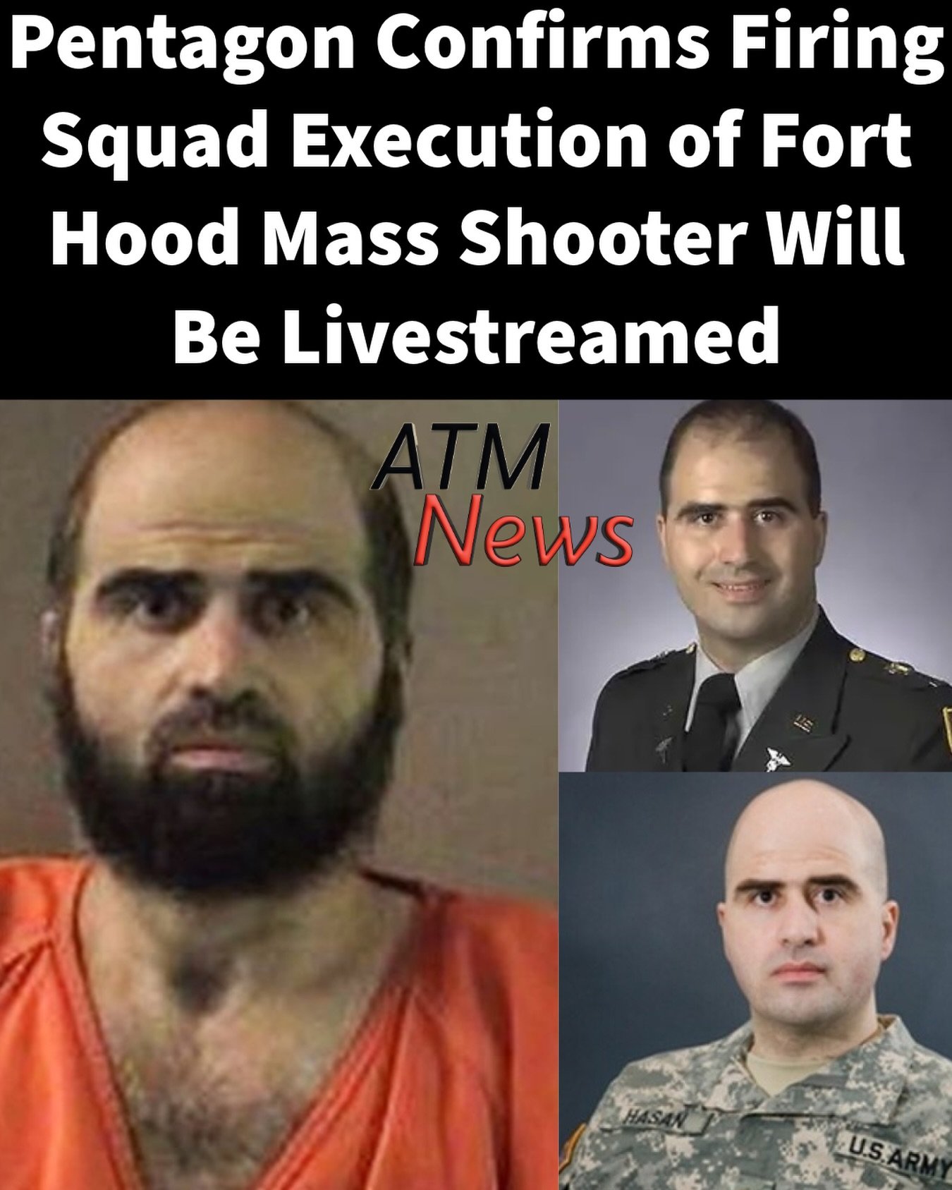 Defense Secretary Pete Hegseth announced Thursday, October 8, that the public will be able to watch the f*ring squad ex*cution of former Army Major Nidal Hasan, who was convicted of killing 13 people and injuring 32 others during a 2009 mass shooting at Fort Hood, Texas.Hasan, a former Army psychiatrist sentenced to death in 2013, is scheduled to be executed on December 3 at 1 p.m. at Fort Hood, the same location and approximate time of the original attack.Hegseth said the execution would be made public so people understand the serious consequences of such crimes. Pentagon officials later confirmed it would be livestreamed, though they have not yet released details on how the public can watch.If carried out, it would mark the first U.S. military execution since 1961.