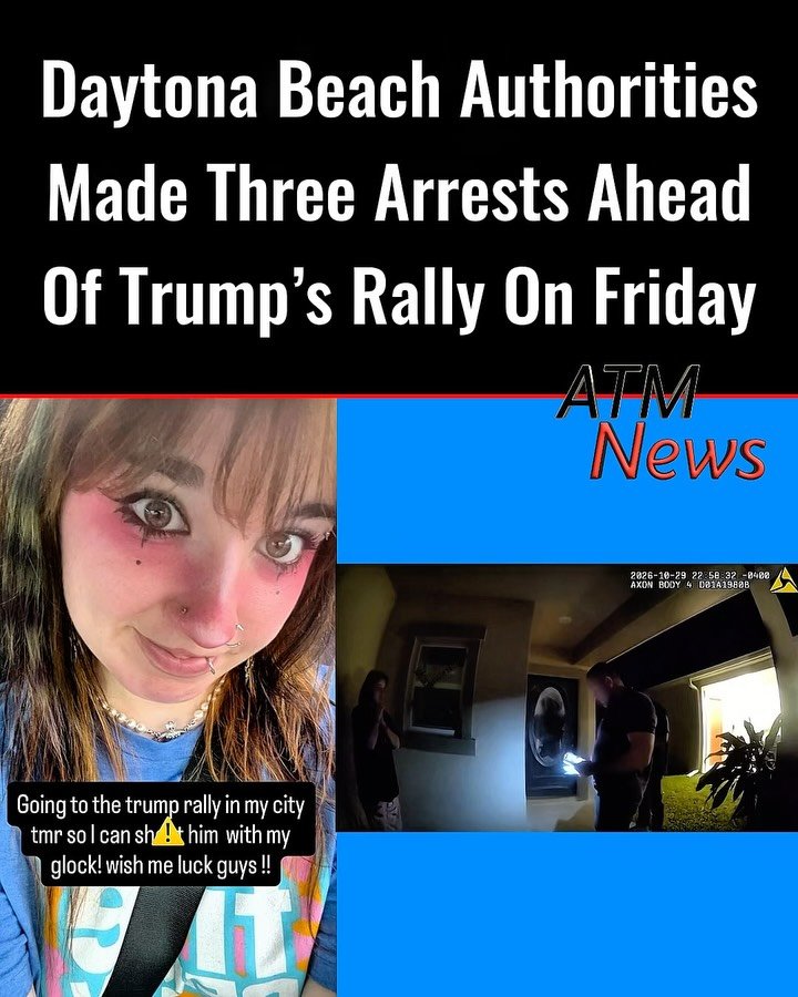 The Volusia County Sheriff announced that they arrested three people on Friday, October 30, two of whom allegedly threatened Trump’s life and the third, who allegedly threatened Marco Rubio’s life.