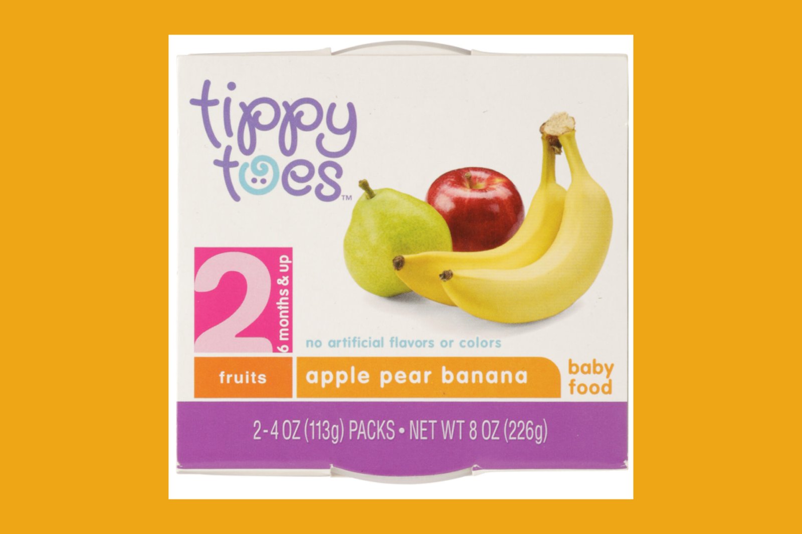 Inititiative Foods recalls some “Tippy Toes” Apple Pear Banana Puree over potential health risks to babies