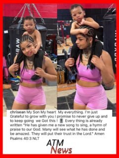 A #MothersLove! #ChriseanRock posted a beautiful message for her son, Jr.