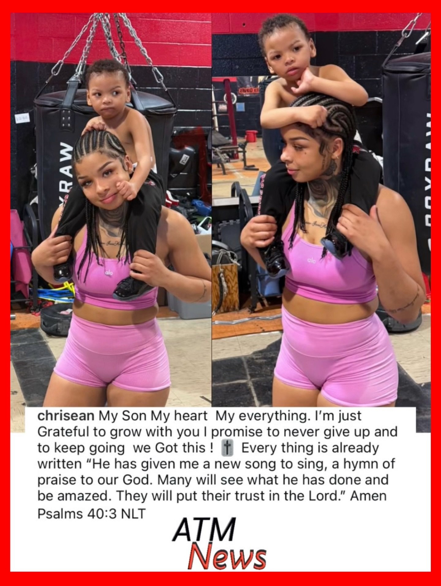 A #MothersLove! #ChriseanRock posted a beautiful message for her son, Jr.