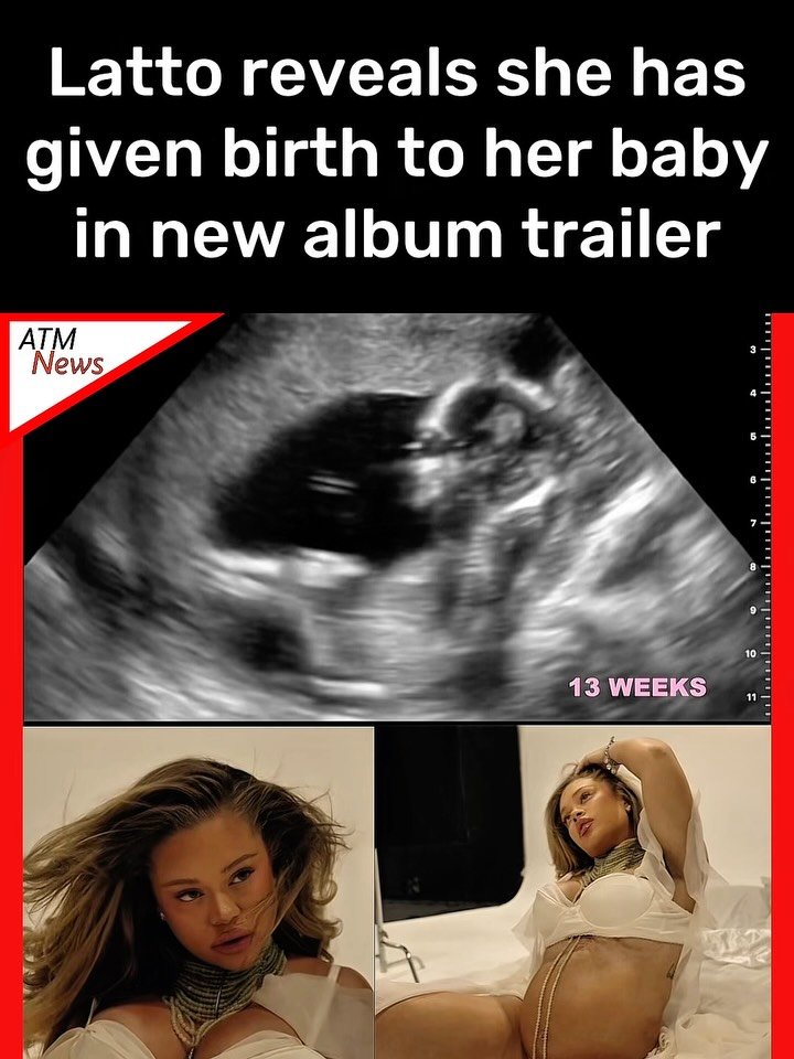Congratulations to #BigMama #Latto, who indicated in her album trailer that she has given birth to her first child with #21Savage.