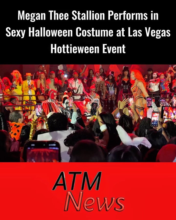 Megan Thee Stallion brought the heat to Las Vegas, performing in a sexy Halloween costume at her Hottieween event. The Hotties’ queen came ready to turn heads! 🔥🎃-🎥 @jpasc24