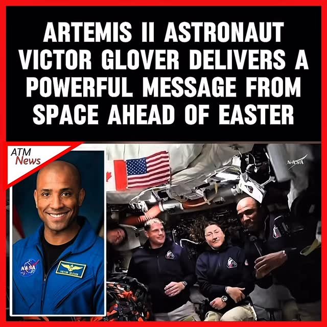 #VictorGlover, one of the four Artemis II #astronauts, delivered a beautiful message of unity from space ahead of #EasterSunday 🙏