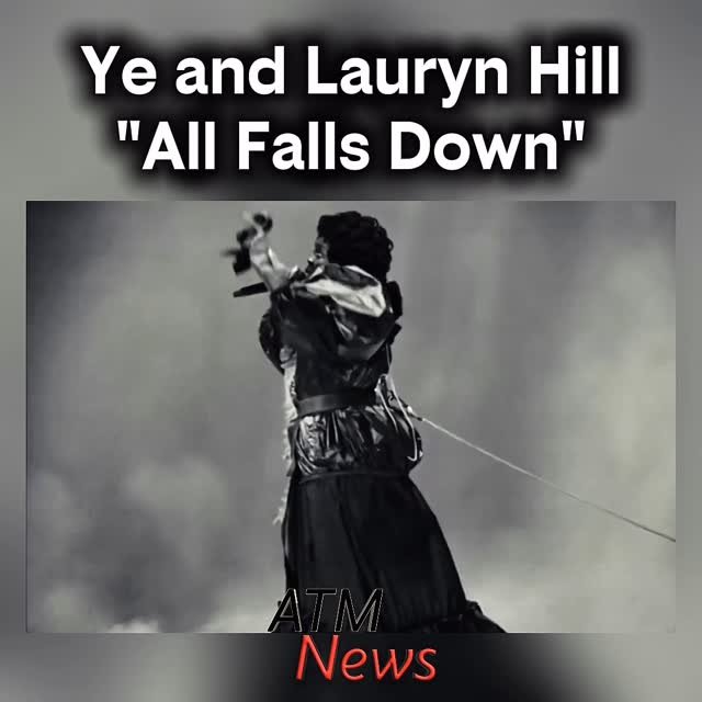 #LaurynHill joined #Ye on stage for "All Falls Down" during his  #Night2 at SoFi Stadium.
