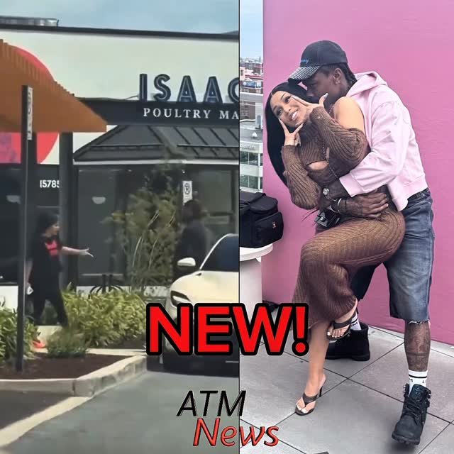 A new video shows #CardiB and #StefonDiggs arguing outside a #CoffeeShop in Maryland.